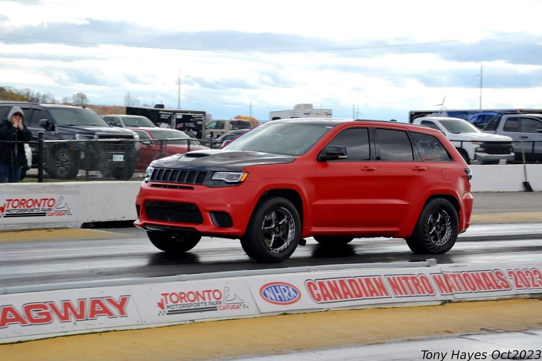 Red Grand Cherokee Trackhawk: CJR Performance build
