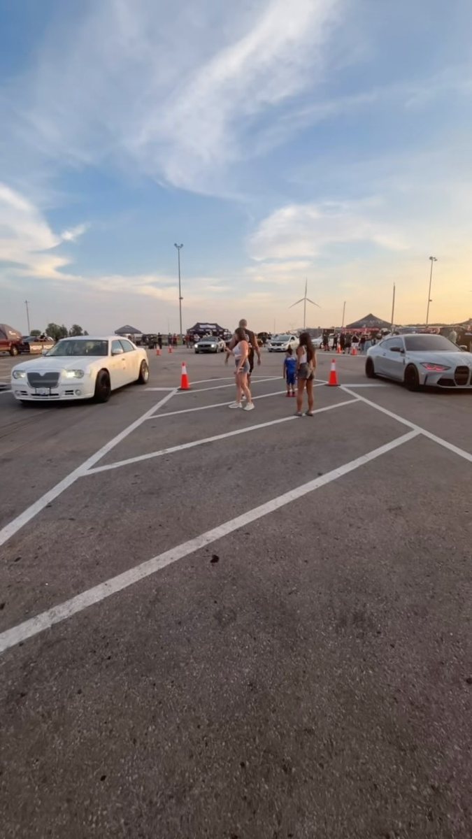 Walter White getting loose at the CJR Roll Racing Event